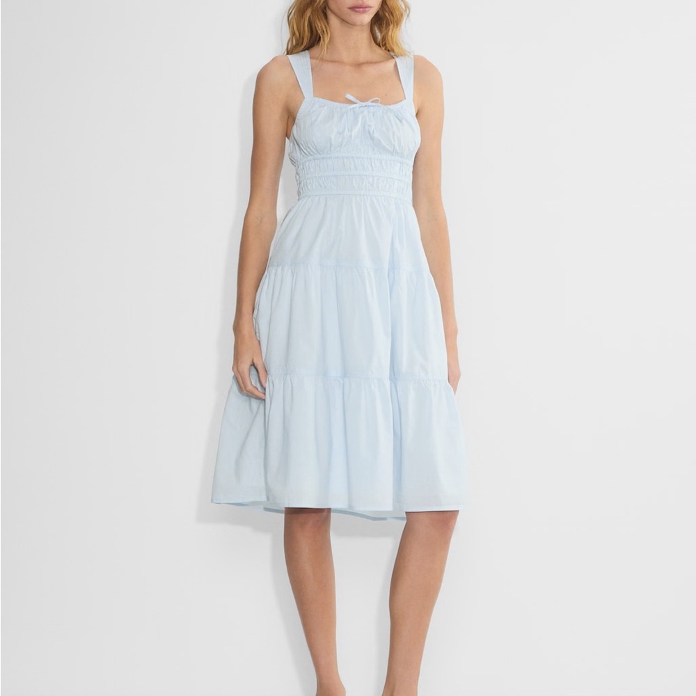 Aritzia Sunday Best Martine Poplin Midi Dress